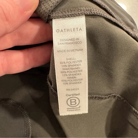 Athleta Women's Soho Skort Skirt Pickleball Golf Pockets Athletic Olive Green - Picture 9 of 12